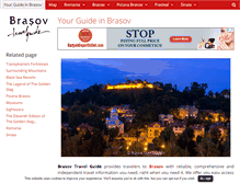 Tablet Screenshot of brasovtravelguide.ro